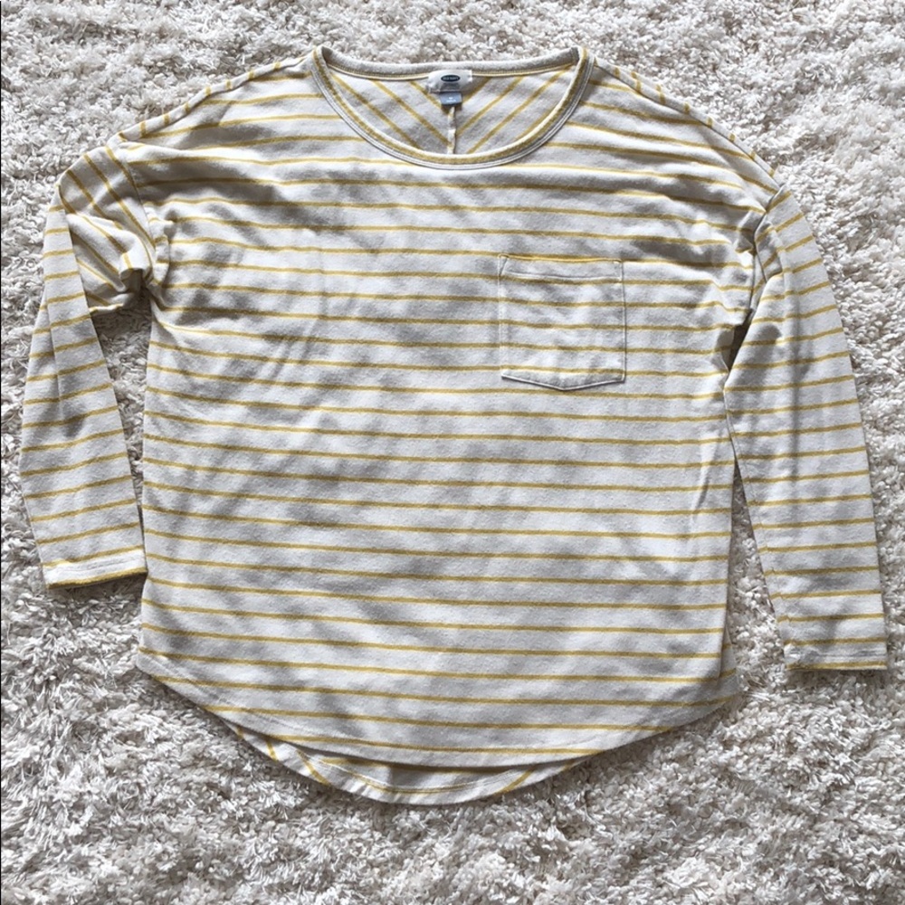 Striped Sweater w/ Pocket